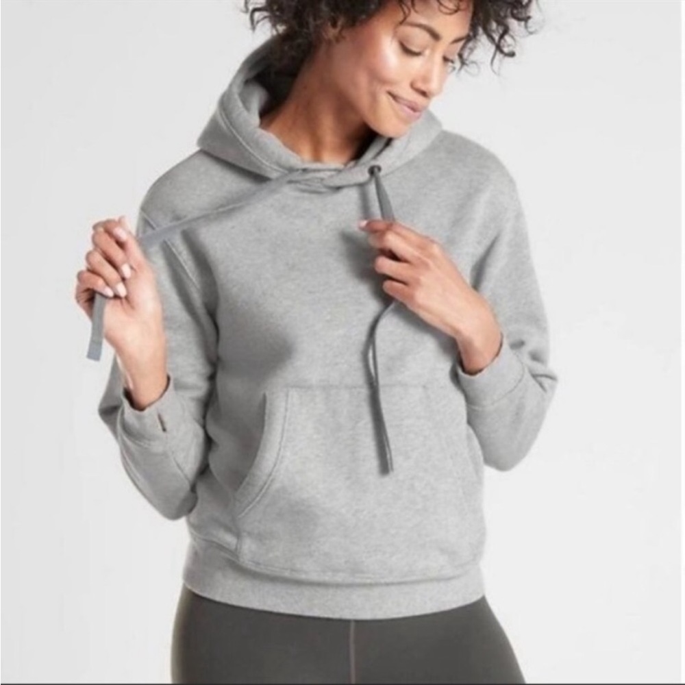 Athleta 24/7 Grey Hoodie Pullover